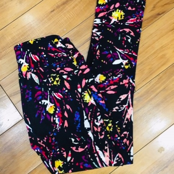Lularoe Legging multi color print small - Picture 3 of 3